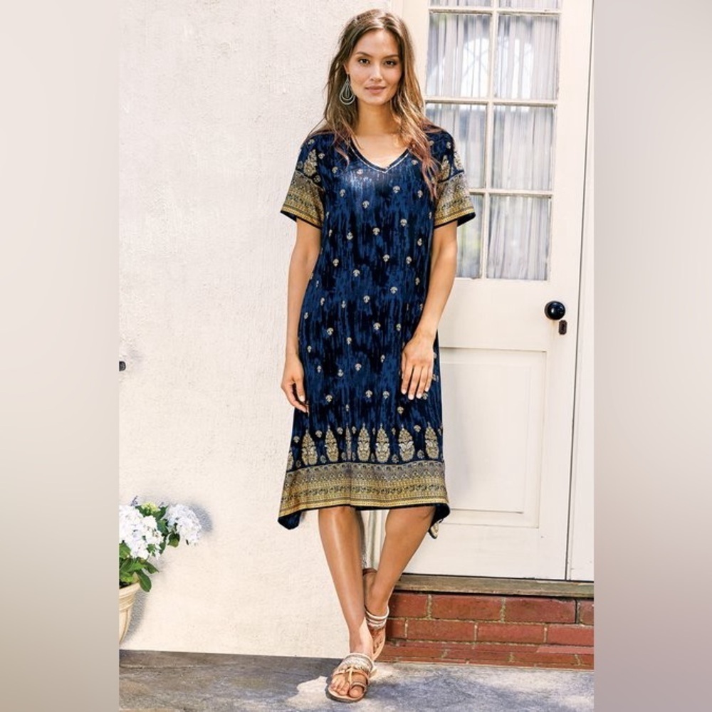 Soft Surroundings Indira Dress Size Medium